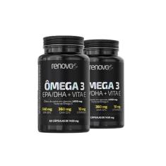 Imagem de Kit 2 Suplemento Alimentar Ômega 3 Epa/Dha Vita E Renova Be