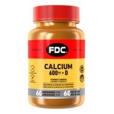 Imagem de Suplemento Alimentar FDC – Cálcio com Vitamina D 600mg