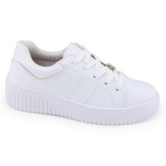 Imagem de Tênis fem Beira Rio 4316.102 Napa casual alto cadarço-Feminino