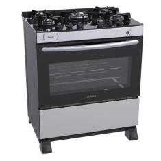 Imagem de Fogao a gas gaudi vitreo 5 q inox gas glp - Venax, Bivolt