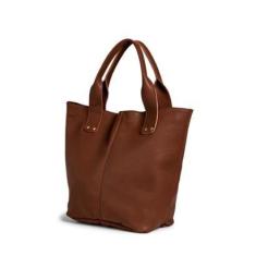 Imagem de Bolsa de Couro Feminina Loscia Sacola Reforçada Luxo-Feminino