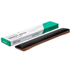 Imagem de ASFSKY Descanso de Pulso para Teclado com Espuma de Memória, Base de Borracha Antiderrapante, Descanso de Pulso Ergonômico de Madeira para Teclado Mecânico, Durável E Fácil de Limpar para Equipe de Jo