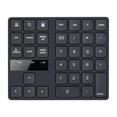 Imagem de Acessórios para computador 533 35 teclas 2.4G teclado digital de carregamento sem fio com design ultrno
