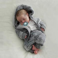 Imagem de Boneca Reborn Baby Doll BABESIDE Lifelike Boys 43 cm, corpo completo e