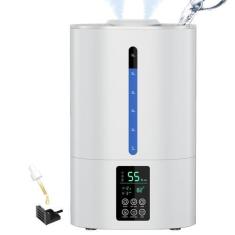 Imagem de Umidificador Coolfiqu 6L Para Quarto, Quarto Grande, Casa, Branco