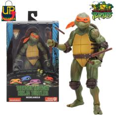 Imagem de Boneco Premium Articulado  Michelangelo Tartarugas Ninjas 16cm action figure