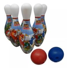 Imagem de Jogo de Boliche Sonic com 6 Pinos e 2 Bolinhas 3573 - Lider