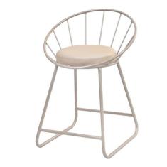 Imagem de Banqueta Sunset Baixa Cadeira Metal Champanhe Luxo Champanhe/Facto Pérola