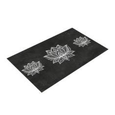 Imagem de Tapete Capacho De Cozinha Lotus Pt Antiderrapante-50x80cm