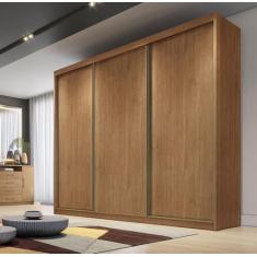 Imagem de Guarda Roupa Casal 3 Portas 8 Gavetas - Diamond-Cumaru - Móveis Novo H
