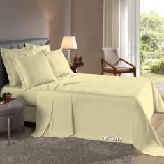 Imagem de Lençol De Cima Queen C/ Bainha Percal 200 Fios 100% Algodão - Dryka En