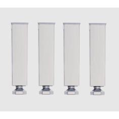 Imagem de Kit 4 Pés Para Armário De Cozinha Vap Regulável Gabinete Pia - Zoe & C