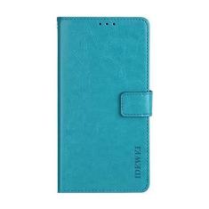 Imagem de Capa compatível com OnePlus Nord CE 2, capa carteira de couro com compartimento para cartão, suporte e fecho magnético, capa para OnePlus Nord CE 2