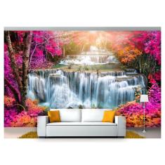 Imagem de Papel De Parede Cachoeira Natureza Mata 3D 6M² Nch159