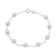 Imagem de Pulseira Bola 6mm Prata 925