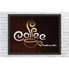 Imagem de Quadro Decorativo Padarias Café Gourmet Cafeterias Decorações Com Mold