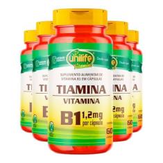 Imagem de Vitamina B1 Tiamina 500mg Unilife 60 Cápsulas 5un