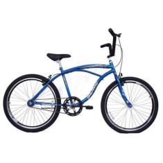 Imagem de Bicicleta Aro 26 Masculina Beach Sem Marcha Azul - Dalannio Bike