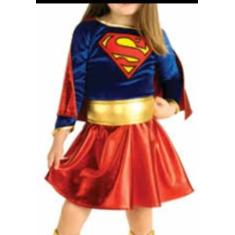 Imagem de Fantasia Super Girl Infantil Criança Menina - DINÉIA CINTRA, Super gir