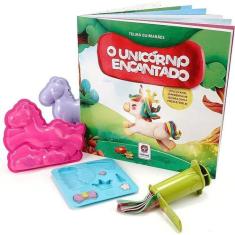 Imagem de Massinha Super Massa Unicórnio Encantado Estrela - com Acessórios