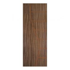 Imagem de Kit com 3 Folhas de Porta Madeira Decorada 210x90cm Espessura 3,5cm Cantareira Mgm Carvalho Quebec