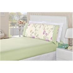 Imagem de Jogo de Cama Naturalle Casal Queen 3 peças  Verde