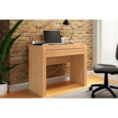 Imagem de Escrivaninha P/ Escritório Msm421 C/ 1 Gaveta Mel - Movelbento