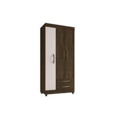 Imagem de Guarda Roupa Lion 3 Portas 2 Gavetas Com Chave  - Móveis Leão