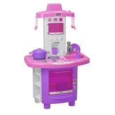 Imagem de Cozinha Completa Kit Fogão Infantil De Brinquedo Sai Agua Pais E Filho