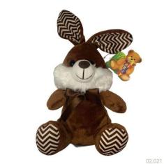 Imagem de Coelho De Pelúcia Com Gravata - 30cm - Fizzy