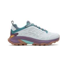 Imagem de Merrell Moab Speed 2 Tênis feminino de couro impermeável para caminhada, Cintura alta, 40