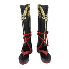 Imagem de Shikanoin Heizou Cosplay Fantasia Game Genshin Impact Mulheres Homens Halloween Anime Tênis (34, Masculino) Preto