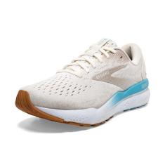 Imagem de Brooks Tênis de corrida feminino Ghost 16 Neutral, Coco/Chateau cinza/azul, 38
