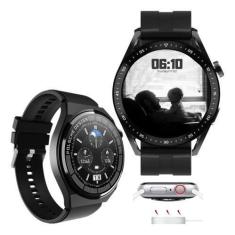 Imagem de Relogio Smartwatch Inteligente Digital HW28 Preto Tela Redonda Full To