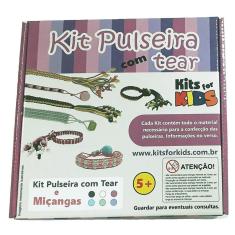 Imagem de Kit Pulseira Com Tear E Miçangas Infantil - Kits For Kids