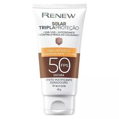 Imagem de Protetor Solar em Loção Renew Matte Cor Escura FPS50 Avon 40g