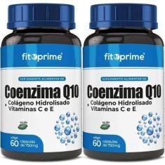 Imagem de Kit 2 Coenzima Q10 Com Colágeno Vitaminas C E E 60 Cápsulas Fitoprime