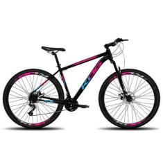 Imagem de Bicicleta Aro 29 KOG 24V Cambio Shimano Freio Hidráulico, Preto, Rosa,