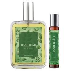 Imagem de Perfume Basilicão Masculino 100ml + Roll On 10ml Natural - Essência do