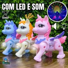 Imagem de Unicórnio Educativo com LED, Som e Movimento - Brinquedo Infantil Inte