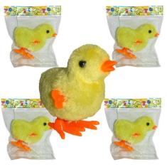 Imagem de Brinquedo KIT com 10 Pintinhos Amarelinho Brinquedo de Pelúcia a Corda