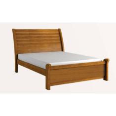 Imagem de Cama Casal 1,40 estrutura em MDF design moderno - Siena-Nature - Bianchi Móveis