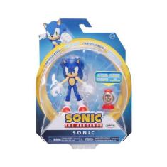 Imagem de Boneco Articulado Sonic De 9cm Com Acessório - Sonic - Sunny Brinquedo