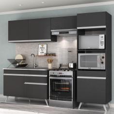 Imagem de Armário De Cozinha 4 Peças Mp3693.898 Veneza Preto