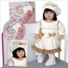Imagem de Boneca Infantil Princesa Realista Baby Alive Adora Grande - Cegonha Re