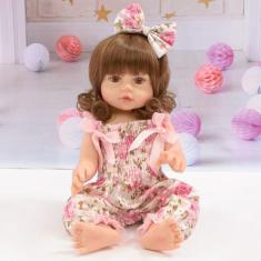 Imagem de Boneca Bebe Reborn Corpo De Silicone Pode Dar Banho - New Happy