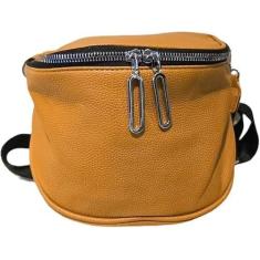 Imagem de Bolsa Pochete Transversal Alça Ajustável Casual Lisa Charmosa Unissex (Amarelo)