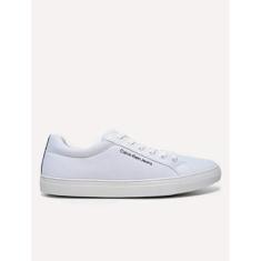 Imagem de Tênis Calvin Klein Masculino Skate Lona Logo Branco-Masculino