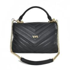 Imagem de Bolsa Tiracolo Matelassê Via Marte Alça de Mão Fixa e Corrente Ajustável B2-520-Feminino