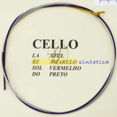 Imagem de Corda Violoncelo Mauro Calixto 4/4 Sintética 2ª Re D Cello